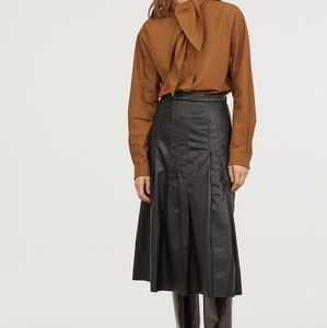 H&M Studio limited edition leather skirt